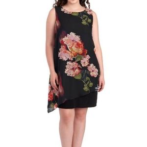 SL FASHIONS NEW YORK Women's Plus Size DRESS